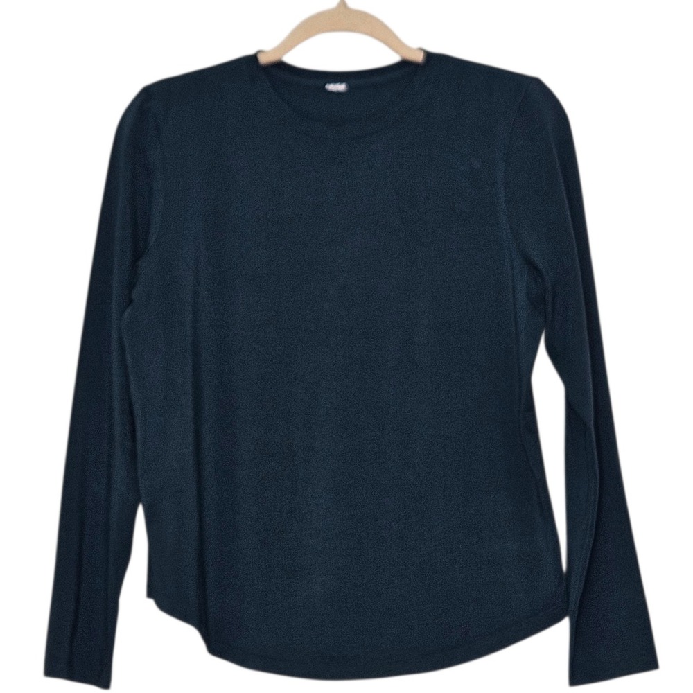 Lululemon Long Sleeve‎ Athletic Top Dark Teal Crew Neck Athleisure Performance M